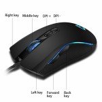 COMBRITE USB Wired Gaming Mouse with RGB Lighting
