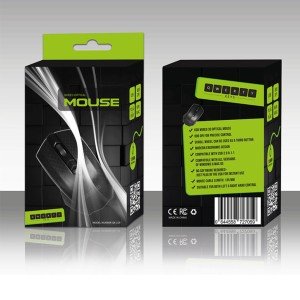 Sleek USB Wired Optical Mouse for Windows/Mac