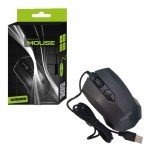 Sleek USB Wired Optical Mouse for Windows/Mac