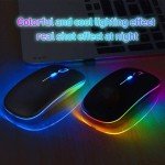 RGB Wireless Rechargeable Silent Mouse for PC