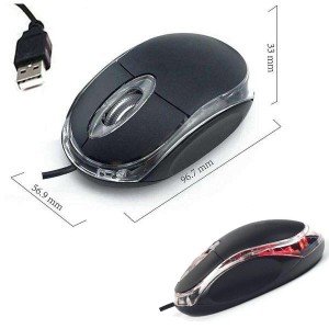 LED Wired USB Optical Mouse for PC/Laptop