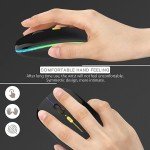 RGB Wireless Rechargeable Silent Mouse for PC