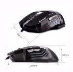 7-Button Wired LED Gaming Mouse with 3200 DPI