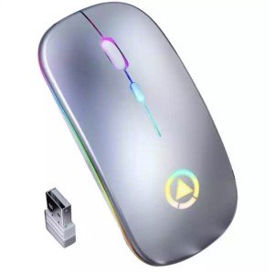 RGB Rechargeable Wireless Optical Mouse for PC