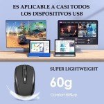 Wireless Optical Mouse with USB Receiver for PC