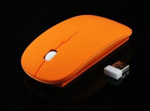 Wireless Optical Mouse with Adjustable DPI for PCs