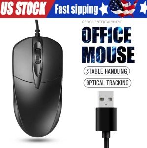 USB 2.0 Wired Optical Mouse for PC & Laptop