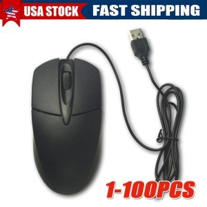 Wired USB 2.0 Optical Mouse for PC/Laptop