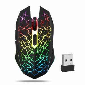 Rechargeable RGB Wireless Gaming Mouse for PC