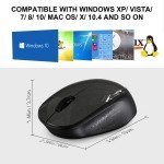 Silent 2.4GHz Wireless Optical Mouse with Receiver