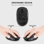Silent 2.4GHz Wireless Optical Mouse with Receiver