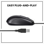 Wired USB 2.0 Optical Mouse for PC/Laptop