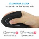 Wireless Ergonomic Vertical Mouse with 6 Keys