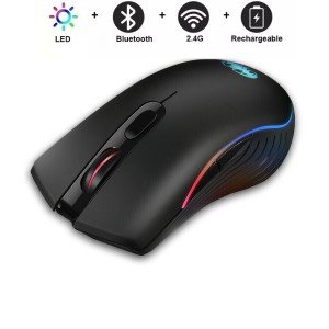 Wireless USB Rechargeable Gaming Mouse with LED Backlight