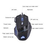 7-Button LED Wired Gaming Mouse, 3200 DPI