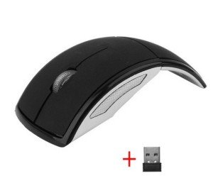 Silent 2.4GHz Portable Wireless Mouse with Receiver