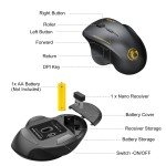 2.4GHz Wireless Gaming Mouse with 6 Buttons