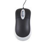 Compact USB Optical Scroll Wheel Mouse for Laptops