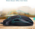 6 Wired Optical Scroll Wheel Mice for PC