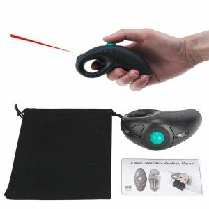 Wireless Trackball Mouse with Laser Pointer for PC
