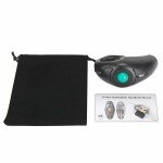 Wireless Trackball Mouse with Laser Pointer for PC