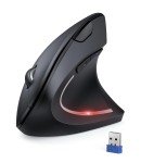 TECKNET Wireless Ergonomic Vertical Mouse, 4800 DPI