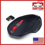 Wireless Gaming Mouse with 2.4GHz USB Receiver