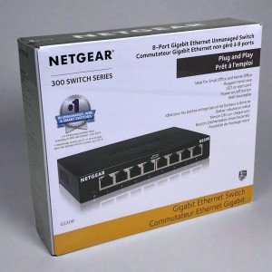 NETGEAR 8-Port Gigabit Ethernet Switch, Black