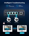 Loocam 4-Port Gigabit PoE Unmanaged Switch