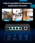 Loocam 4-Port Gigabit PoE Unmanaged Switch