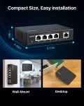 Loocam 4-Port Gigabit PoE Unmanaged Switch