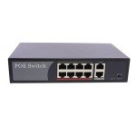 10-Port Gigabit Switch with 8 POE Ports