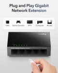 Cudy GS105 Gigabit Ethernet Switch – Black