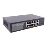 10-Port Gigabit Switch with 8 POE Ports