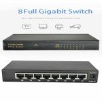 8-Port Gigabit Ethernet Wall Mount Switch