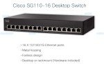 Cisco SG110-16 Unmanaged 16-Port Gigabit Switch