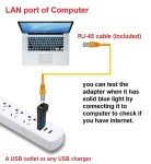 USB WiFi to RJ45 Ethernet Network Adapter