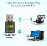 Dual Band USB WiFi Bluetooth Adapter 600Mbps