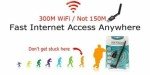 300Mbps Mini Wireless USB WiFi Adapter with Antenna