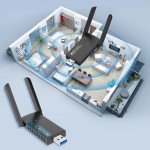 USB 3.0 Wireless WIFI Adapter 1300Mbps Long Range Dongle Dual Band Network lot