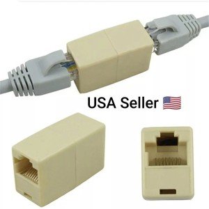 RJ45 Powerline Ethernet Splitter Adapter for CAT6/CAT5