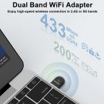 Dual Band USB 3.0 WiFi Adapter for PCs