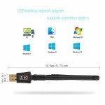 Dual Band 600Mbps Wireless USB WiFi Adapter