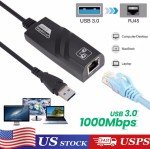 Gigabit Ethernet Adapter for Windows PC, USB 3.0