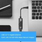 Gigabit Ethernet Adapter for Windows PC, USB 3.0
