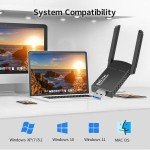 High-Speed USB 3.0 Wireless WiFi Adapter 1300Mbps