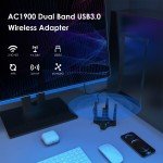 AC1900 Dual Band USB WiFi Adapter, 1900Mbps