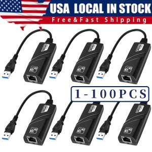 USB 3.0 Gigabit Ethernet Adapter for Windows PC