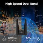 AC1900 Dual Band USB WiFi Adapter, 1900Mbps