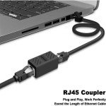RJ45 Inline Coupler for Cat7, Cat6, Cat5e